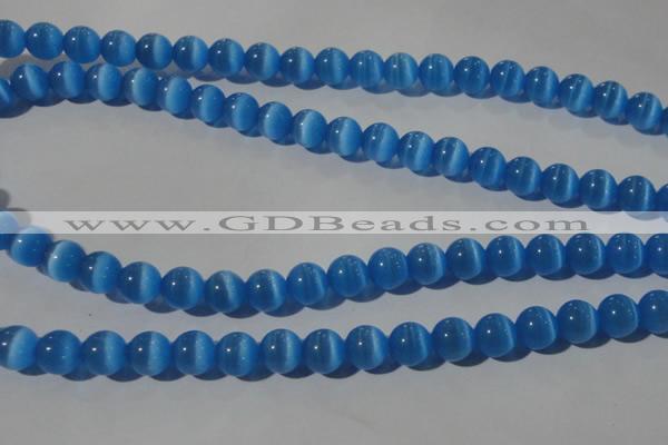 CCT1351 15 inches 6mm round cats eye beads wholesale