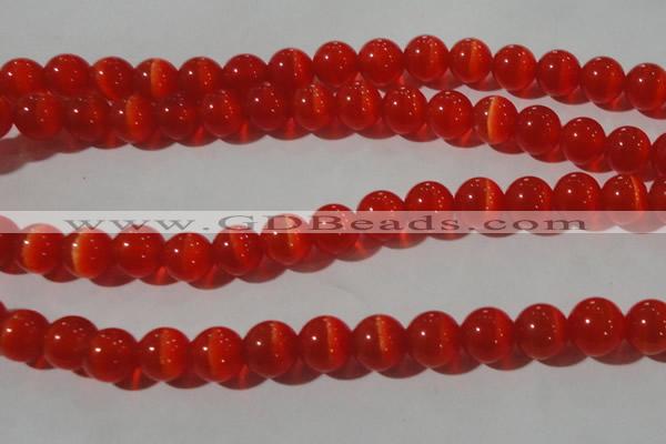 CCT1373 15 inches 7mm round cats eye beads wholesale