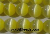 CCT1374 15 inches 7mm round cats eye beads wholesale