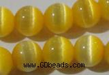 CCT1375 15 inches 7mm round cats eye beads wholesale