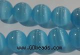 CCT1383 15 inches 7mm round cats eye beads wholesale