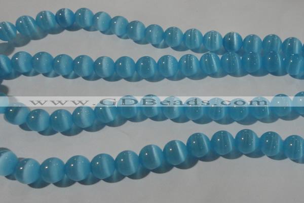 CCT1383 15 inches 7mm round cats eye beads wholesale