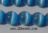 CCT1389 15 inches 7mm round cats eye beads wholesale