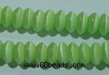 CCT242 15 inches 3*6mm rondelle cats eye beads wholesale