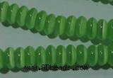 CCT243 15 inches 3*6mm rondelle cats eye beads wholesale