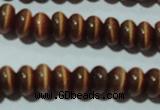 CCT248 15 inches 3*6mm rondelle cats eye beads wholesale