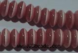 CCT261 15 inches 3*7mm rondelle cats eye beads wholesale