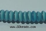 CCT264 15 inches 3*7mm rondelle cats eye beads wholesale