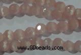 CCT304 15 inches 4mm faceted round cats eye beads wholesale