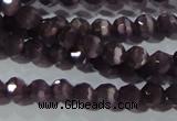 CCT313 15 inches 4mm faceted round cats eye beads wholesale