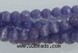 CCT322 15 inches 4mm faceted round cats eye beads wholesale