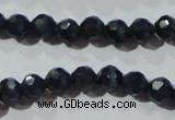 CCT329 15 inches 4mm faceted round cats eye beads wholesale