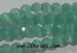 CCT345 15 inches 5mm faceted round cats eye beads wholesale