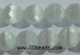 CCT371 15 inches 8mm faceted round cats eye beads wholesale