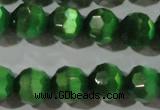 CCT380 15 inches 8mm faceted round cats eye beads wholesale