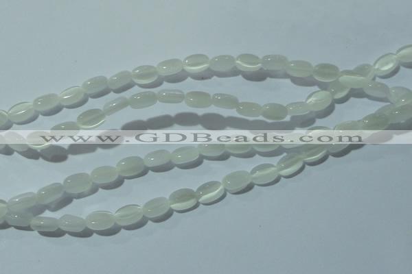 CCT600 15 inches 4*6mm oval cats eye beads wholesale