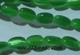 CCT610 15 inches 4*6mm oval cats eye beads wholesale