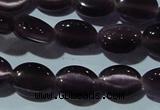 CCT642 15 inches 6*8mm oval cats eye beads wholesale