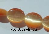 CCT668 15 inches 8*10mm oval cats eye beads wholesale