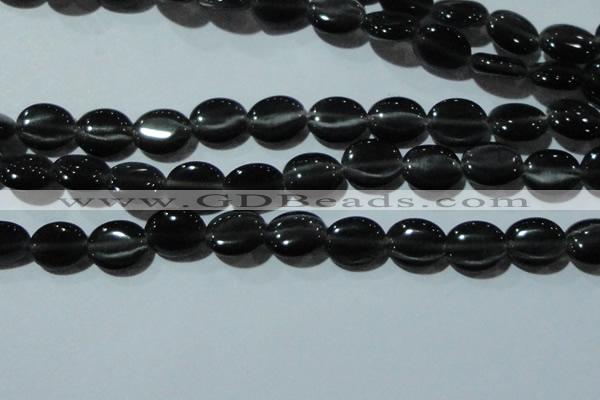 CCT681 15 inches 8*10mm oval cats eye beads wholesale