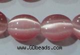 CCT694 15 inches 10*12mm oval cats eye beads wholesale