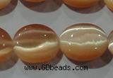 CCT696 15 inches 10*12mm oval cats eye beads wholesale