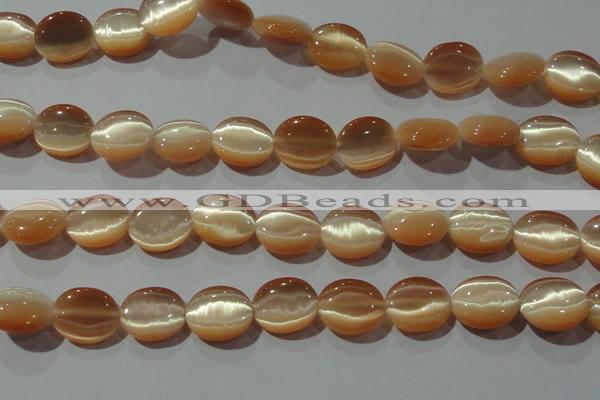 CCT696 15 inches 10*12mm oval cats eye beads wholesale