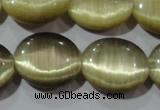 CCT700 15 inches 10*12mm oval cats eye beads wholesale