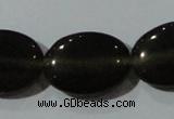 CCT734 15 inches 10*14mm oval cats eye beads wholesale