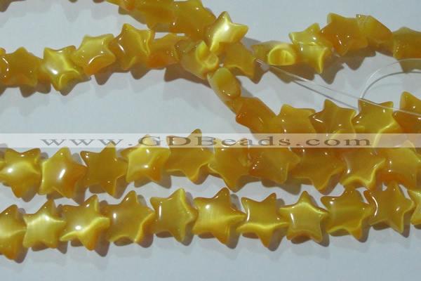 CCT895 15 inches 12mm star cats eye beads wholesale