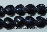 CCT975 15 inches 12*12mm faceted heart cats eye beads wholesale