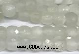 CCU1001 15 inches 4mm faceted cube moonstone beads