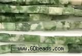 CCU1086 15 inches 2*4mm cuboid jade beads