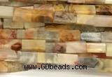 CCU1093 15 inches 2*4mm cuboid crazy lace agate beads