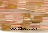 CCU1095 15 inches 2*4mm cuboid cherry quartz beads