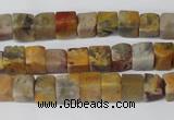 CCU42 15.5 inches 6*6mm cube agate gemstone beads wholesale