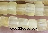 CCU450 15.5 inches 4*4mm cube yellow aventurine beads wholesale