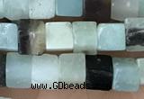 CCU460 15.5 inches 4*4mm cube amazonite beads wholesale