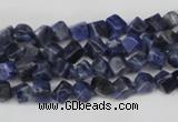 CCU90 15.5 inches 4*4mm cube sodalite gemstone beads wholesale