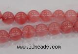 CCY102 15.5 inches 8mm round cherry quartz beads wholesale