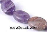 CDA01 13*18mm oval dogtooth amethyst quartz beads Wholesale