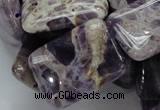 CDA07 15.5 inches 22*30mm rectangle dogtooth amethyst quartz beads