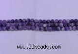 CDA350 15.5 inches 4mm round matte dogtooth amethyst beads