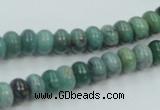 CDB05 15.5 inches 5*8mm rondelle natural new dragon blood jasper beads