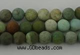 CDB101 15.5 inches 6mm round matte New dragon blood jasper beads