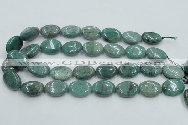 CDB20 15.5 inches 18*25mm oval natural new dragon blood jasper beads