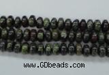 CDB233 15.5 inches 4*6mm rondelle natural dragon blood jasper beads