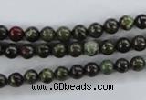 CDB250 15.5 inches 6mm round natural dragon blood jasper beads