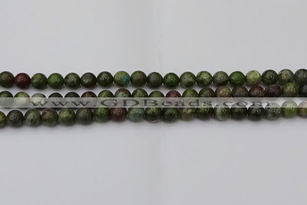 CDB300 15.5 inches 4mm round dragon blood jasper beads wholesale