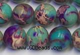 CDE1057 15.5 inches 8mm round sea sediment jasper beads wholesale